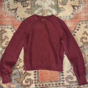 OAK + FORT | SEACELL BOXY SWEATER | Size XXS